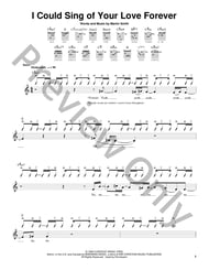 I Could Sing of Your Love Forever Guitar and Fretted sheet music cover